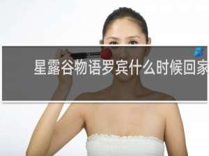 星露谷物语罗宾什么时候回家