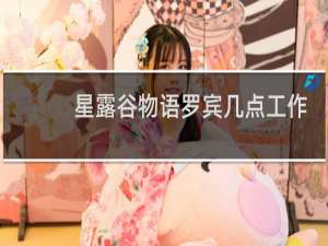 星露谷物语罗宾几点工作