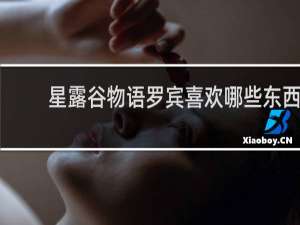 星露谷物语罗宾喜欢哪些东西