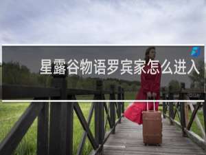 星露谷物语罗宾家怎么进入