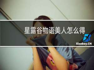 星露谷物语美人怎么得