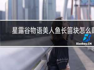 星露谷物语美人鱼长笛块怎么敲
