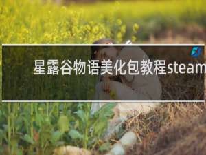 星露谷物语美化包教程steam