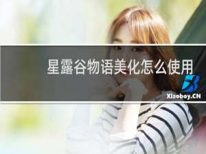 星露谷物语美化怎么使用