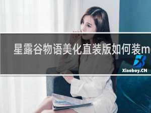 星露谷物语美化直装版如何装mod