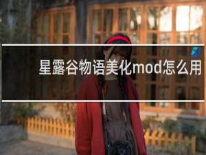 星露谷物语美化mod怎么用