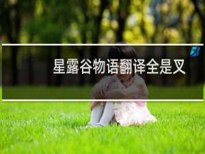 星露谷物语翻译全是叉