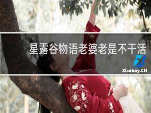 星露谷物语老婆老是不干活