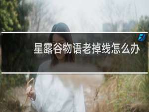 星露谷物语老掉线怎么办