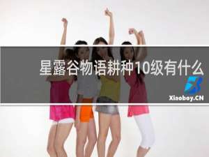星露谷物语耕种10级有什么