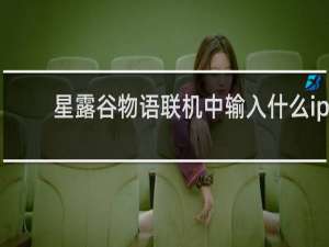 星露谷物语联机中输入什么ip