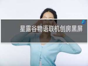 星露谷物语联机创房黑屏