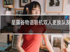 星露谷物语联机双人更换队友