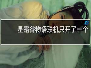 星露谷物语联机只开了一个