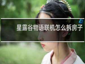 星露谷物语联机怎么拆房子