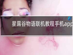 星露谷物语联机教程手机app