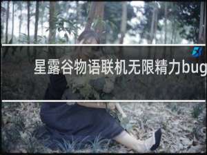星露谷物语联机无限精力bug