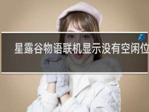 星露谷物语联机显示没有空闲位置