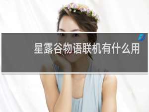 星露谷物语联机有什么用