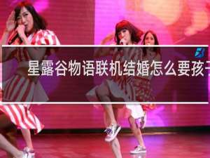 星露谷物语联机结婚怎么要孩子
