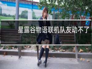 星露谷物语联机队友动不了