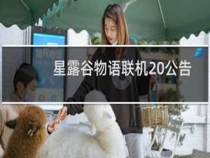 星露谷物语联机 公告