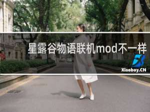 星露谷物语联机mod不一样