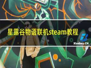 星露谷物语联机steam教程