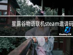 星露谷物语联机steam邀请码