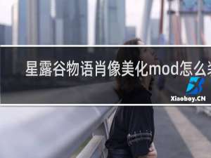 星露谷物语肖像美化mod怎么装
