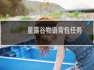 星露谷物语背包任务