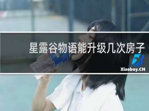 星露谷物语能升级几次房子