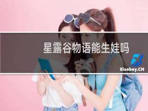 星露谷物语能生娃吗