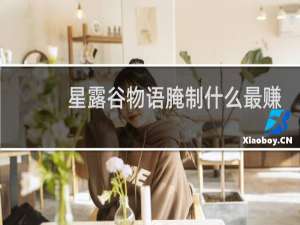 星露谷物语腌制什么最赚