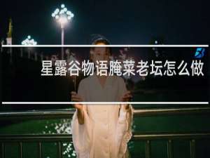 星露谷物语腌菜老坛怎么做
