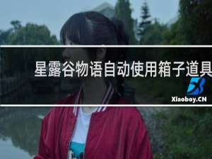 星露谷物语自动使用箱子道具