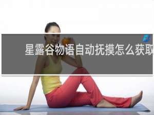 星露谷物语自动抚摸怎么获取