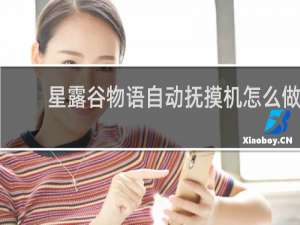 星露谷物语自动抚摸机怎么做