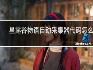 星露谷物语自动采集器代码怎么用