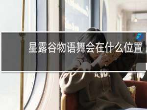 星露谷物语舞会在什么位置