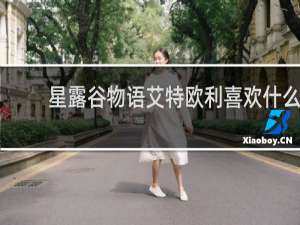 星露谷物语艾特欧利喜欢什么