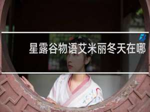 星露谷物语艾米丽冬天在哪