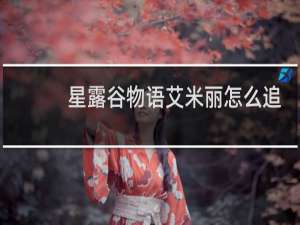 星露谷物语艾米丽怎么追