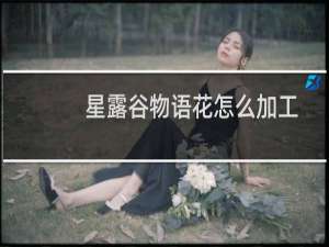 星露谷物语花怎么加工
