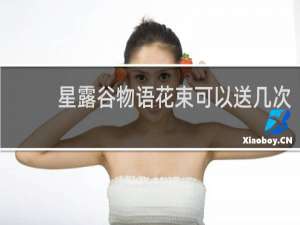 星露谷物语花束可以送几次