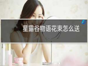 星露谷物语花束怎么送