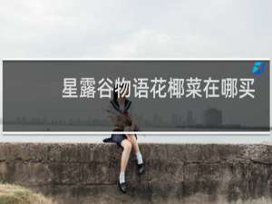星露谷物语花椰菜在哪买