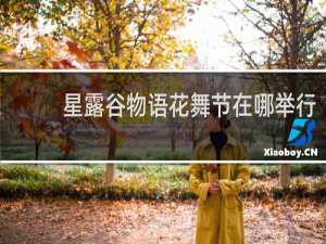 星露谷物语花舞节在哪举行