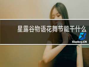 星露谷物语花舞节能干什么