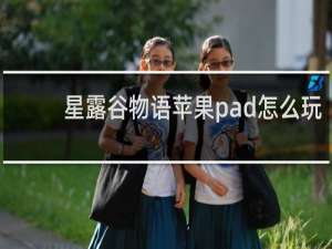 星露谷物语苹果pad怎么玩